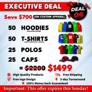 Executive Deal – Custom Apparel